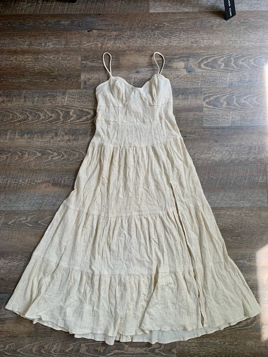 ASOS Dresses & Skirts - ASOS Cream Spaghetti-Strap Maxi Dress